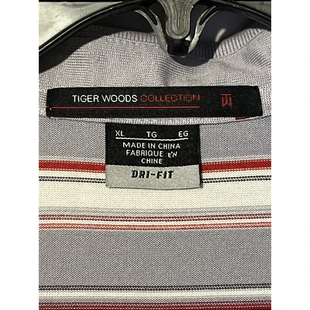 Tiger Woods Nike Dri-Fit Golf Men's Polo Size‎ XL